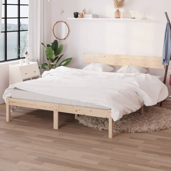 Lit Bois de pin massif 120x200 cm