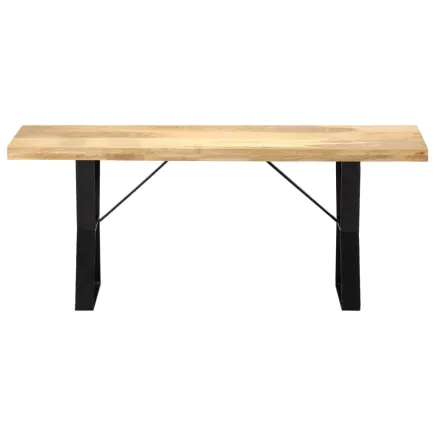 Banc 110 cm Bois de manguier massif 2