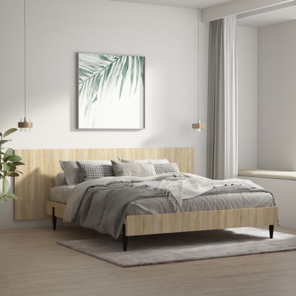 Tête de lit murale Chêne sonoma 240x1,5x80 cm 