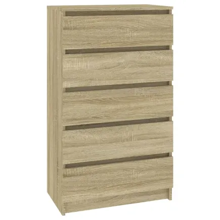 Commode Chêne sonoma 60x36x103 cm  2