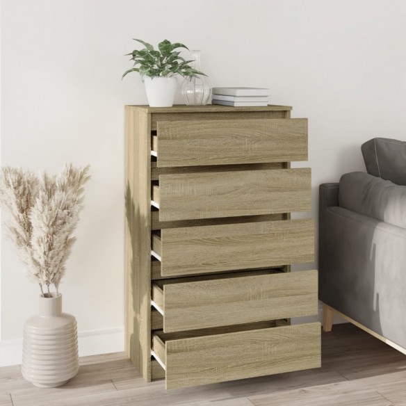 Commode Chêne sonoma 60x36x103 cm  Commode Chêne sonoma 60x36x103 cm