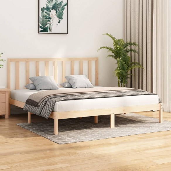 Lit Bois de pin massif 200x200 cm
