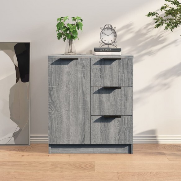 Buffet Sonoma gris 60x30x70 cm 