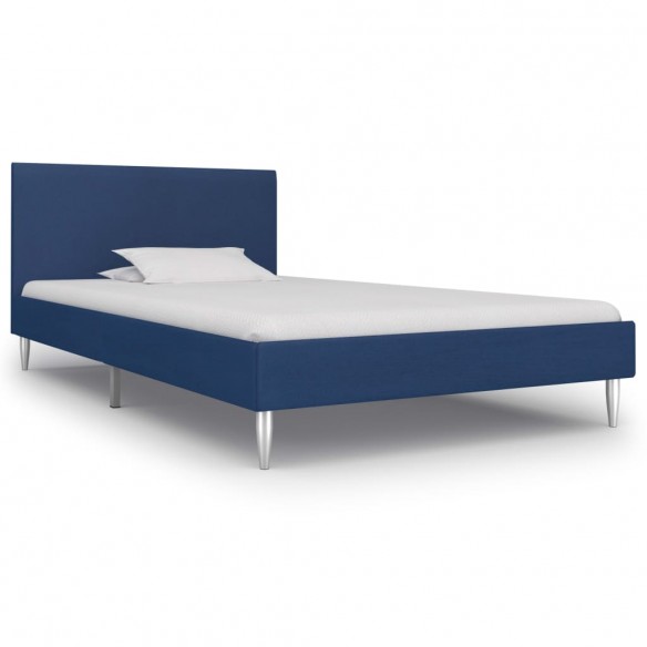 Lit Bleu Tissu 90 x 200 cm