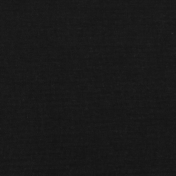 Tête de lit avec oreilles Noir 83x23x78/88 cm Tissu