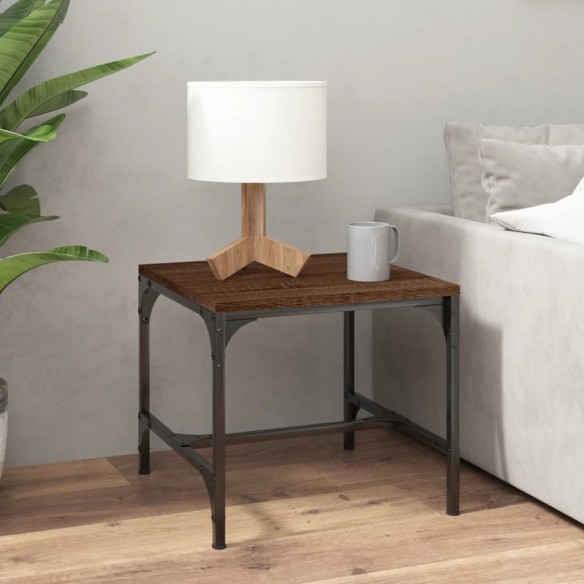 Table d'appoint Chêne marron 40x40x35 cm 