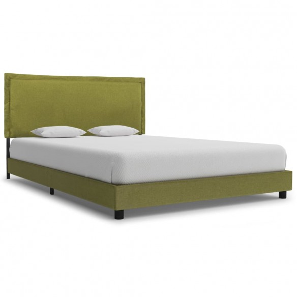 Lit Vert Tissu 140 x 200 cm