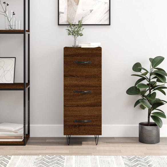 Buffet Chêne marron 34,5x34x90 cm 