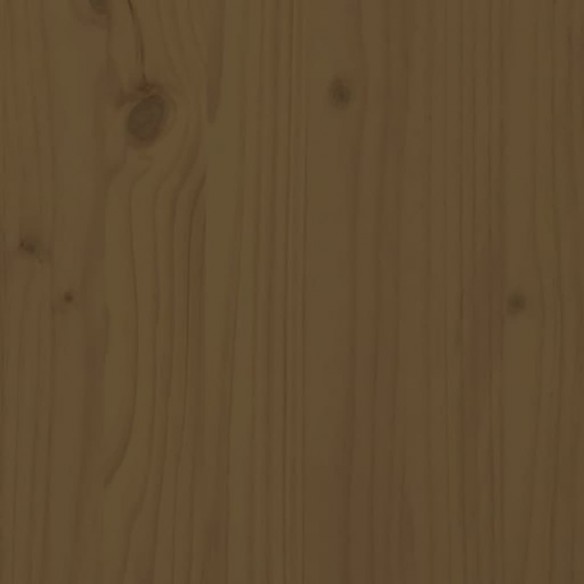 Bibliothèque Marron miel 80x35x97 cm Bois de pin massif