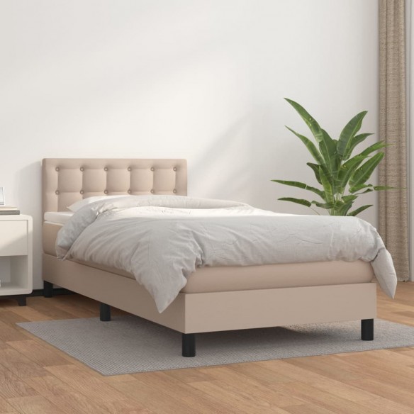 Lit avec matelas Cappuccino 80x200 cm