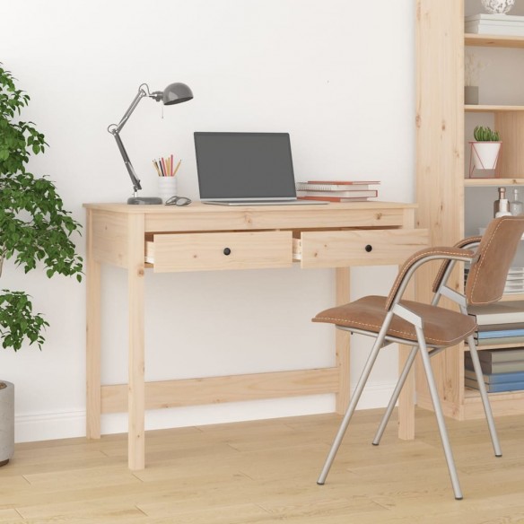 Bureau avec tiroirs 100x50x78 cm Bois massif de pin Bureau avec tiroirs 100x50x78 cm Bois massif de pin