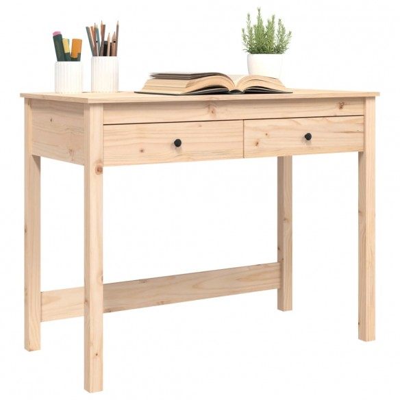 Bureau avec tiroirs 100x50x78 cm Bois massif de pin Bureau avec tiroirs 100x50x78 cm Bois massif de pin