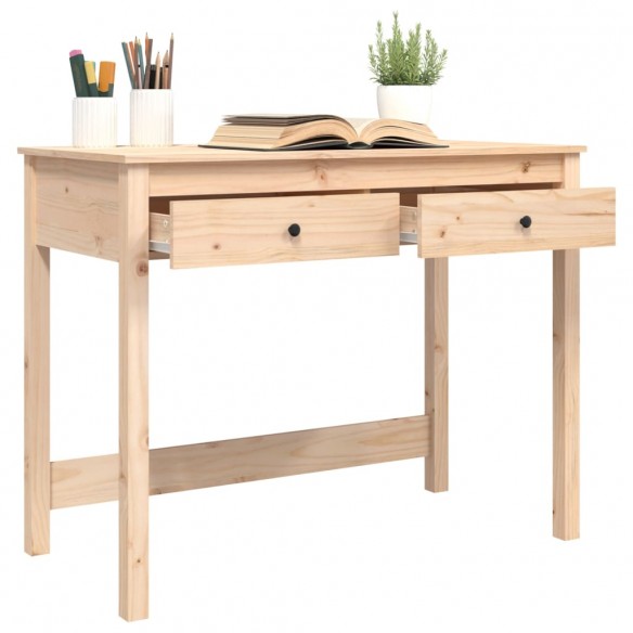Bureau avec tiroirs 100x50x78 cm Bois massif de pin Bureau avec tiroirs 100x50x78 cm Bois massif de pin