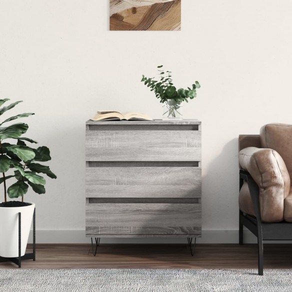 Buffet Sonoma gris 60x35x70 cm 