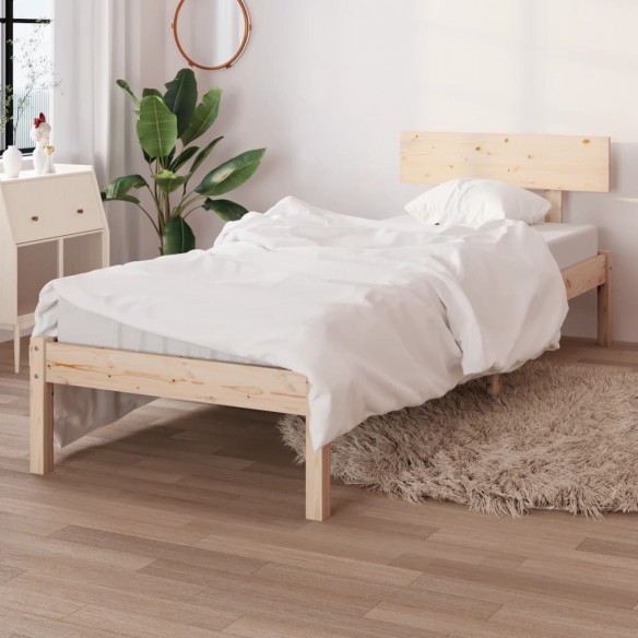 Lit Bois de pin massif 100x200 cm