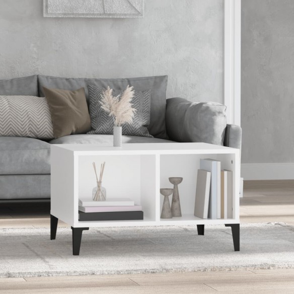 Table basse Blanc 60x50x36,5 cm 
