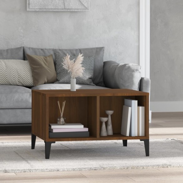 Table basse Chêne marron 60x50x36,5 cm 