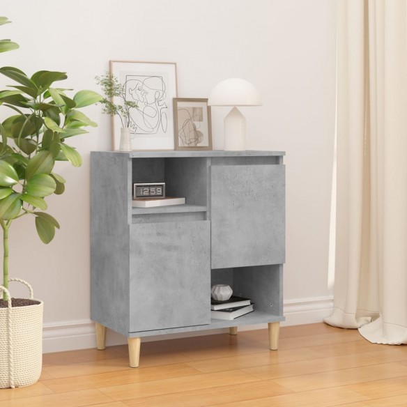 Buffet Gris béton 60x35x70 cm 