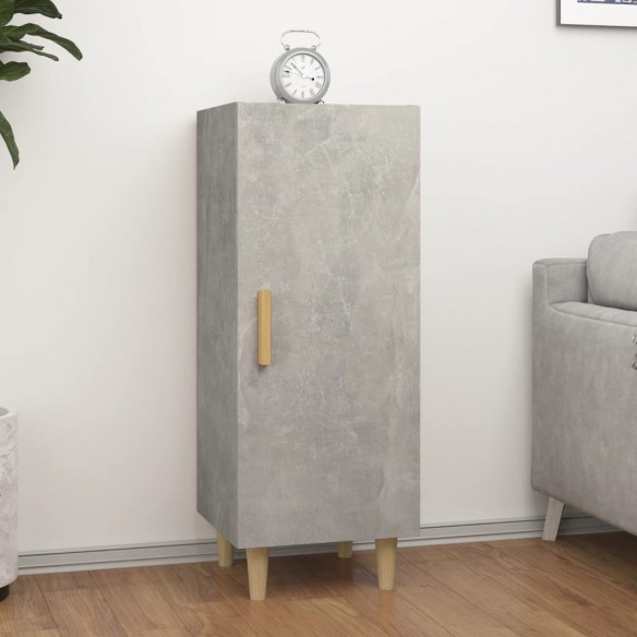 Buffet Gris béton 34,5x34x90 cm 