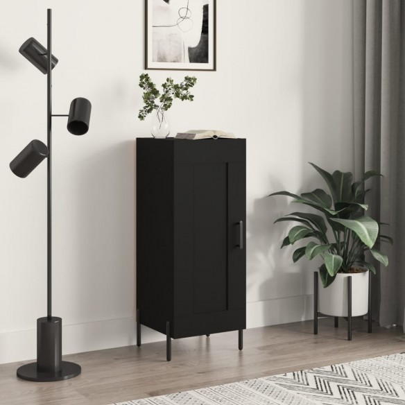 Buffet Noir 34,5x34x90 cm 