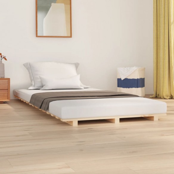 Lit 100x200 cm bois de pin massif