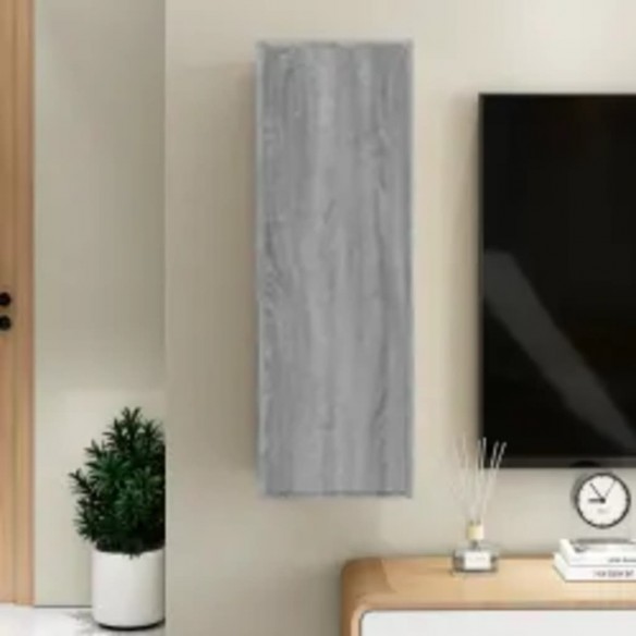 Meuble TV Sonoma gris 30,5x30x90 cm 
