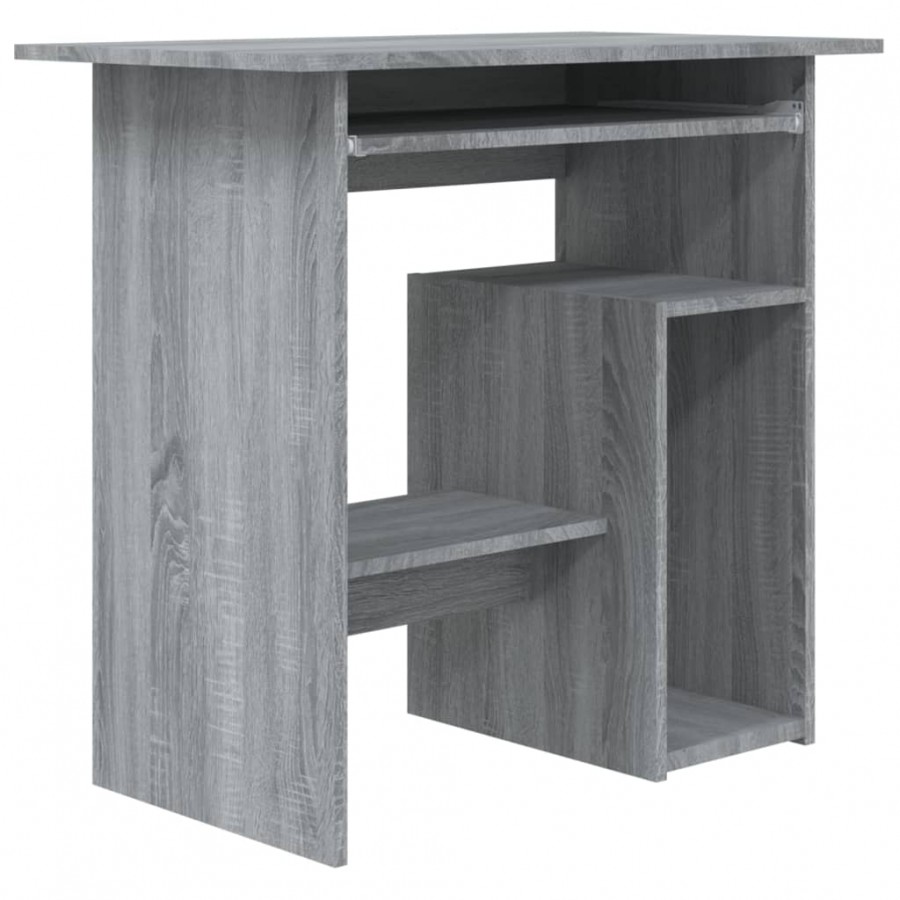 Bureau Sonoma gris 80x45x74 cm 
