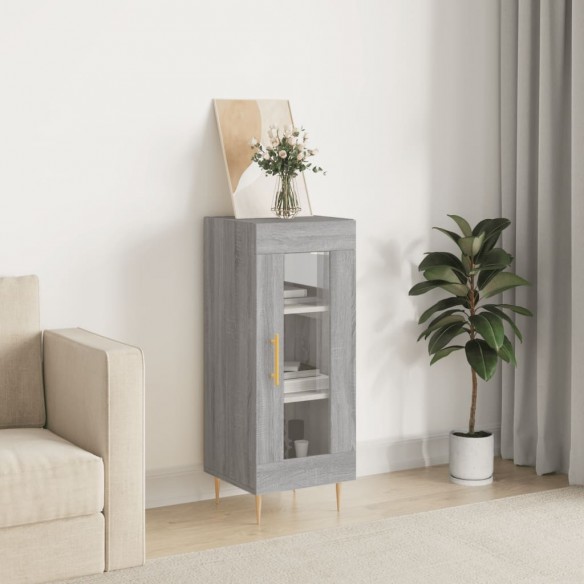 Buffet Sonoma gris 34,5x34x90 cm 