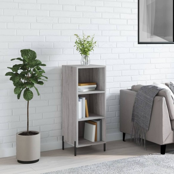 Buffet sonoma gris 34,5x32,5x90 cm bois d'ingénierie