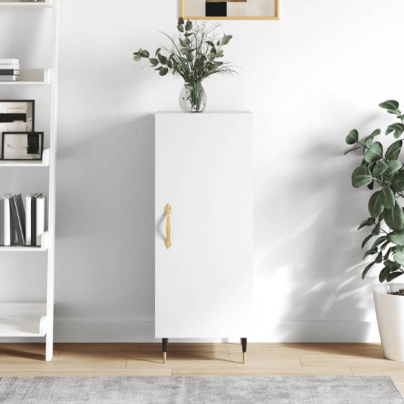 Buffet Blanc brillant 34,5x34x90 cm 