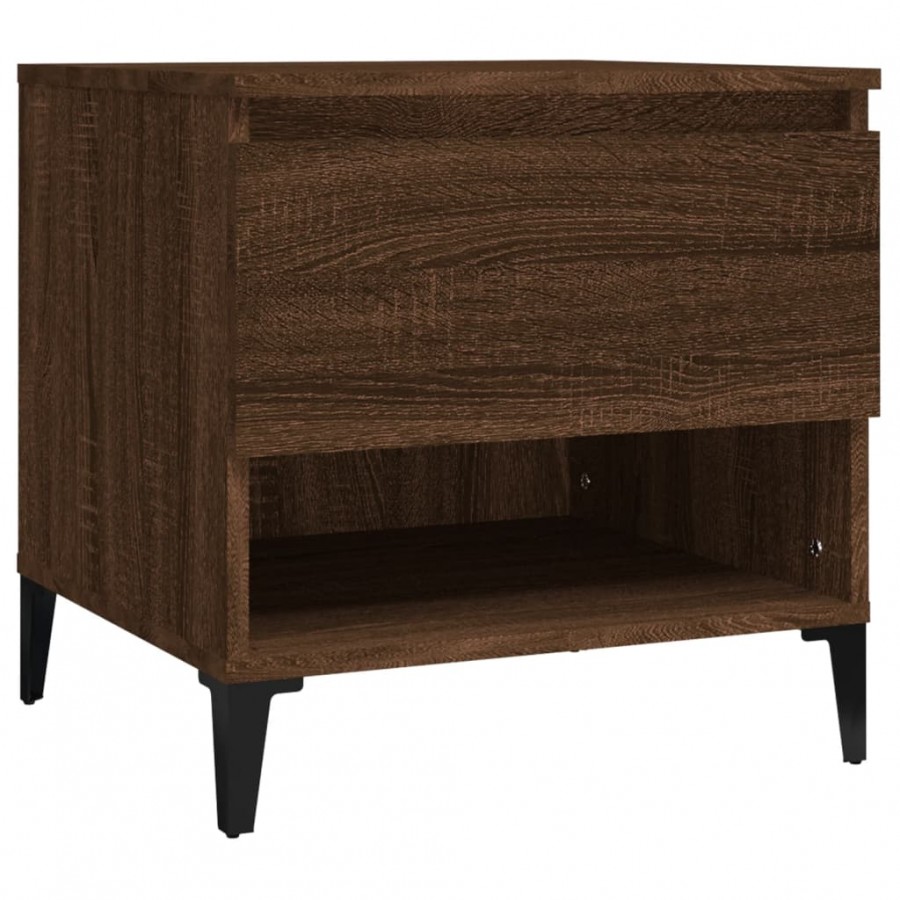 Table d'appoint Chêne marron 50x46x50 cm 