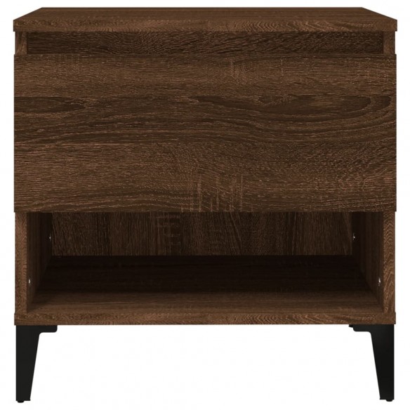 Table d'appoint Chêne marron 50x46x50 cm 