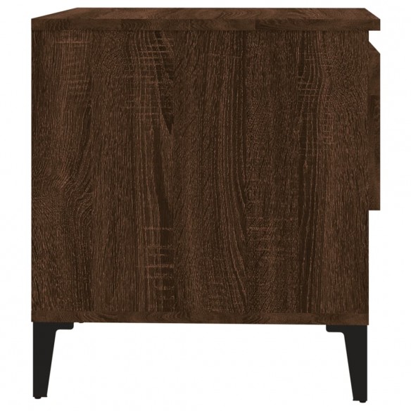Table d'appoint Chêne marron 50x46x50 cm 