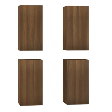 Meubles TV 4 pcs Chêne marron 30,5x30x60 cm  2