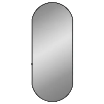 Miroir mural Noir 60x25 cm Ovale 2