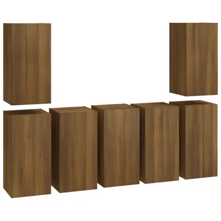 Meubles TV 7 pcs Chêne marron 30,5x30x60 cm  2