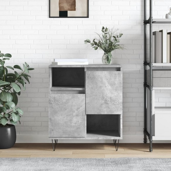 Buffet Gris béton 60x35x70 cm 