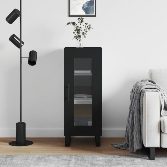 Buffet Noir 34,5x34x90 cm 
