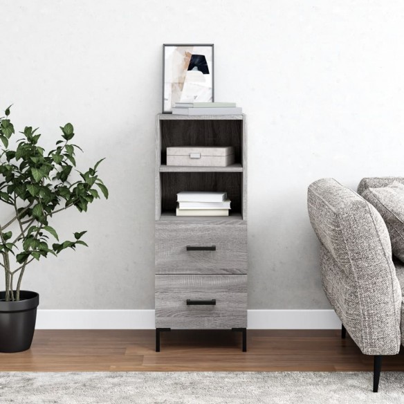 Buffet Sonoma gris 34,5x34x90 cm 