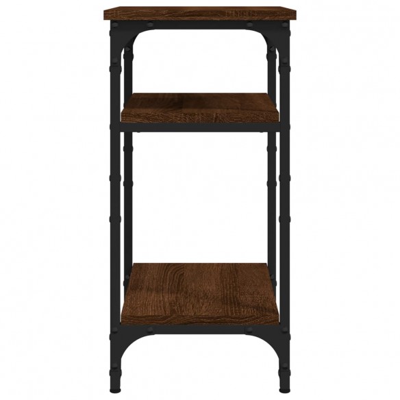 Table d'appoint Chêne marron 35x30x60 cm 