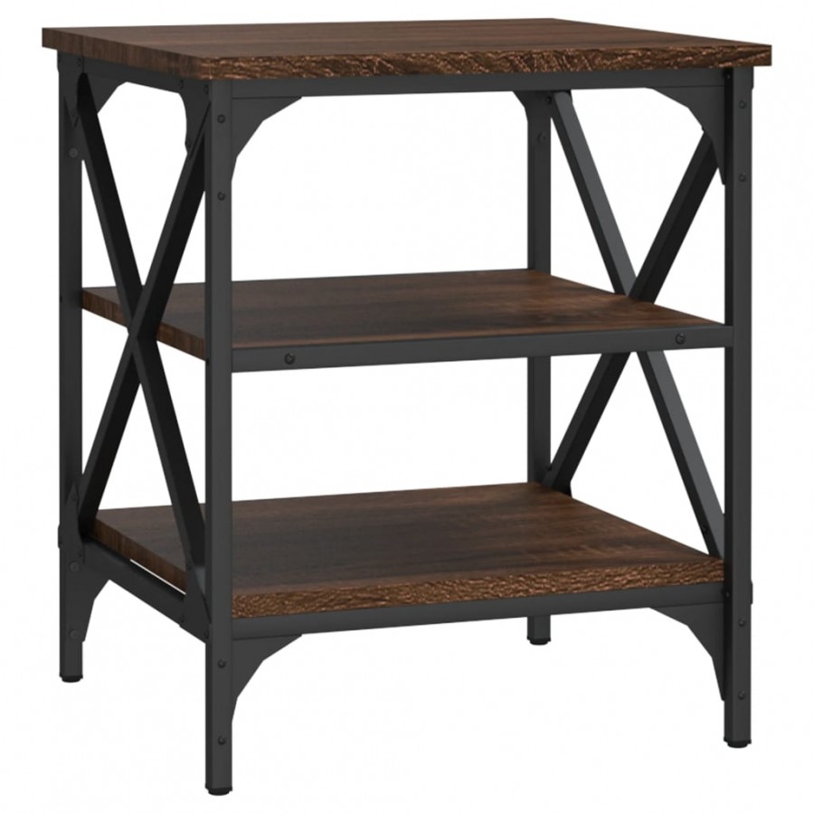 Table d'appoint Chêne marron 40x42x50 cm 