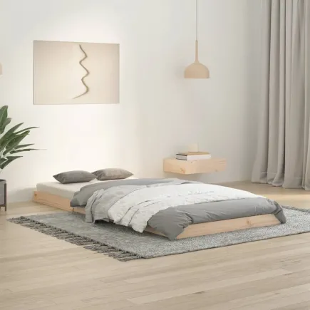 Lit 90x200 cm Bois de pin massif