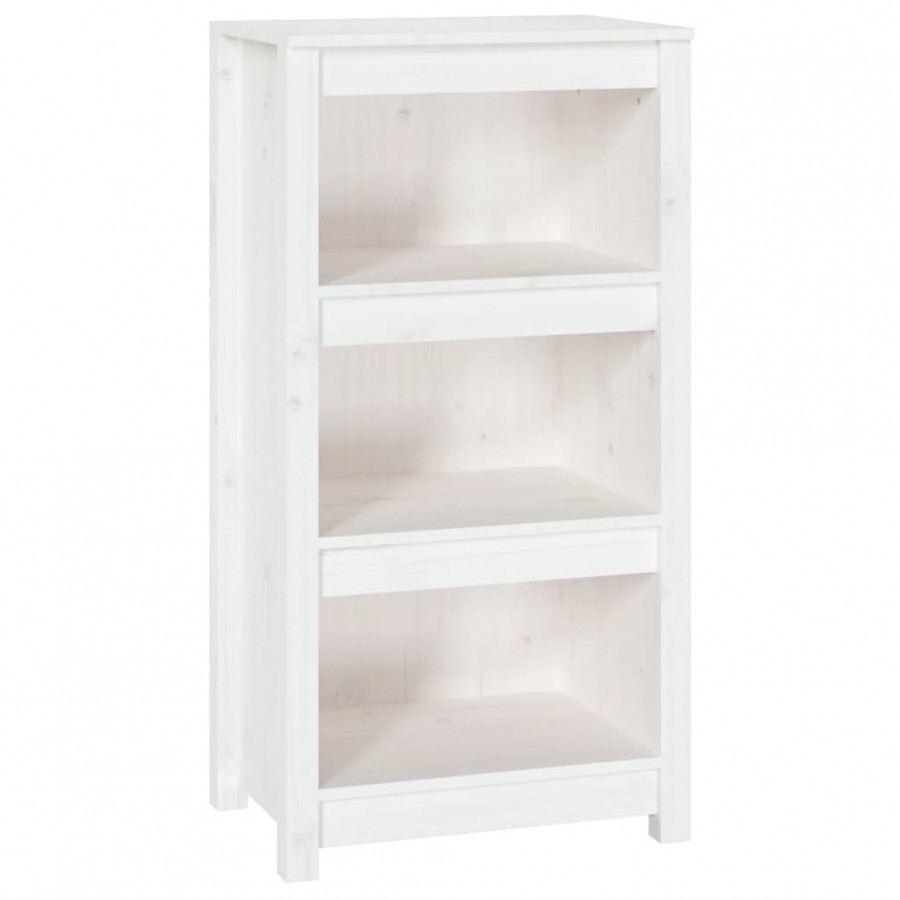 Bibliothèque Blanc 50x35x97 cm Bois de pin massif