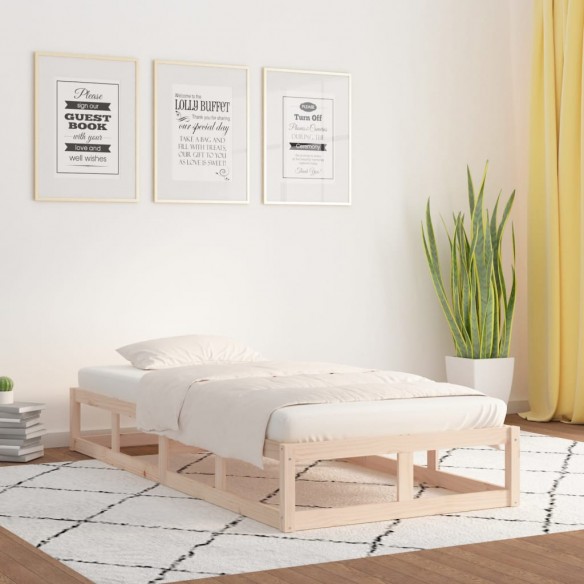 Lit 90x200 cm Bois massif