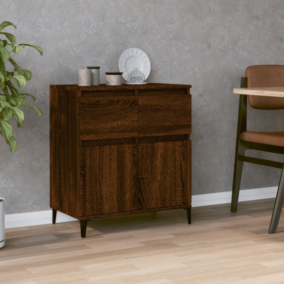 Buffet Chêne marron 60x35x70 cm 