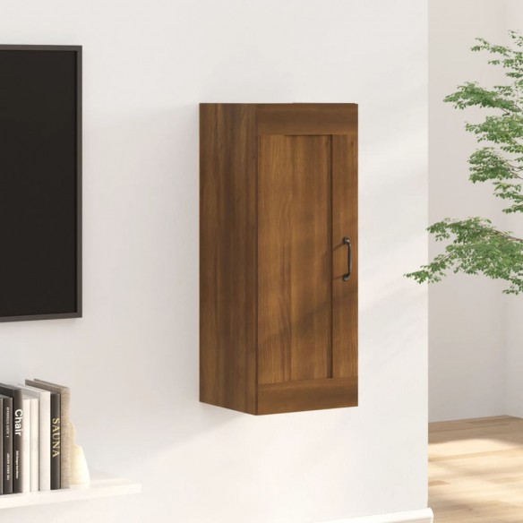 Armoire suspendue Chêne marron 35x34x90 cm 