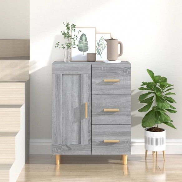 Buffet Sonoma gris 69,5x34x90 cm 