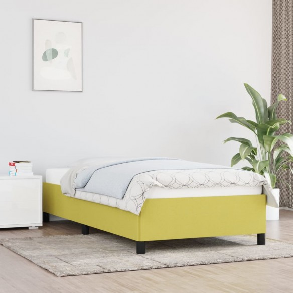 Lit Vert 80 x 200 cm Tissu