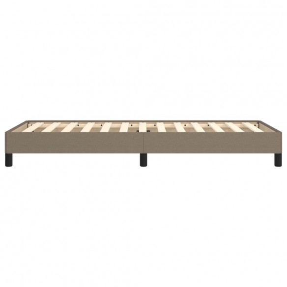 Lit Taupe 80 x 200 cm Tissu Lit Taupe 80 x 200 cm Tissu