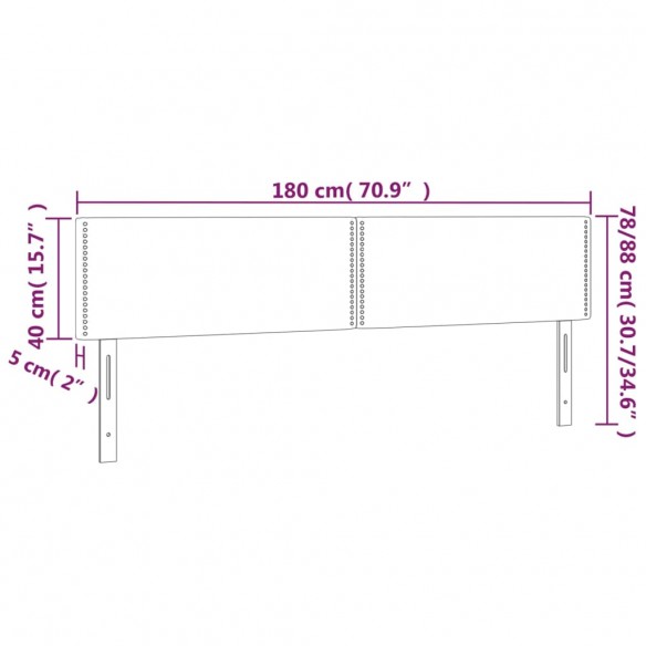 Têtes de lit 2 pcs Blanc 90x5x78/88 cm Similicuir Têtes de lit 2 pcs Blanc 90x5x78/88 cm Similicuir